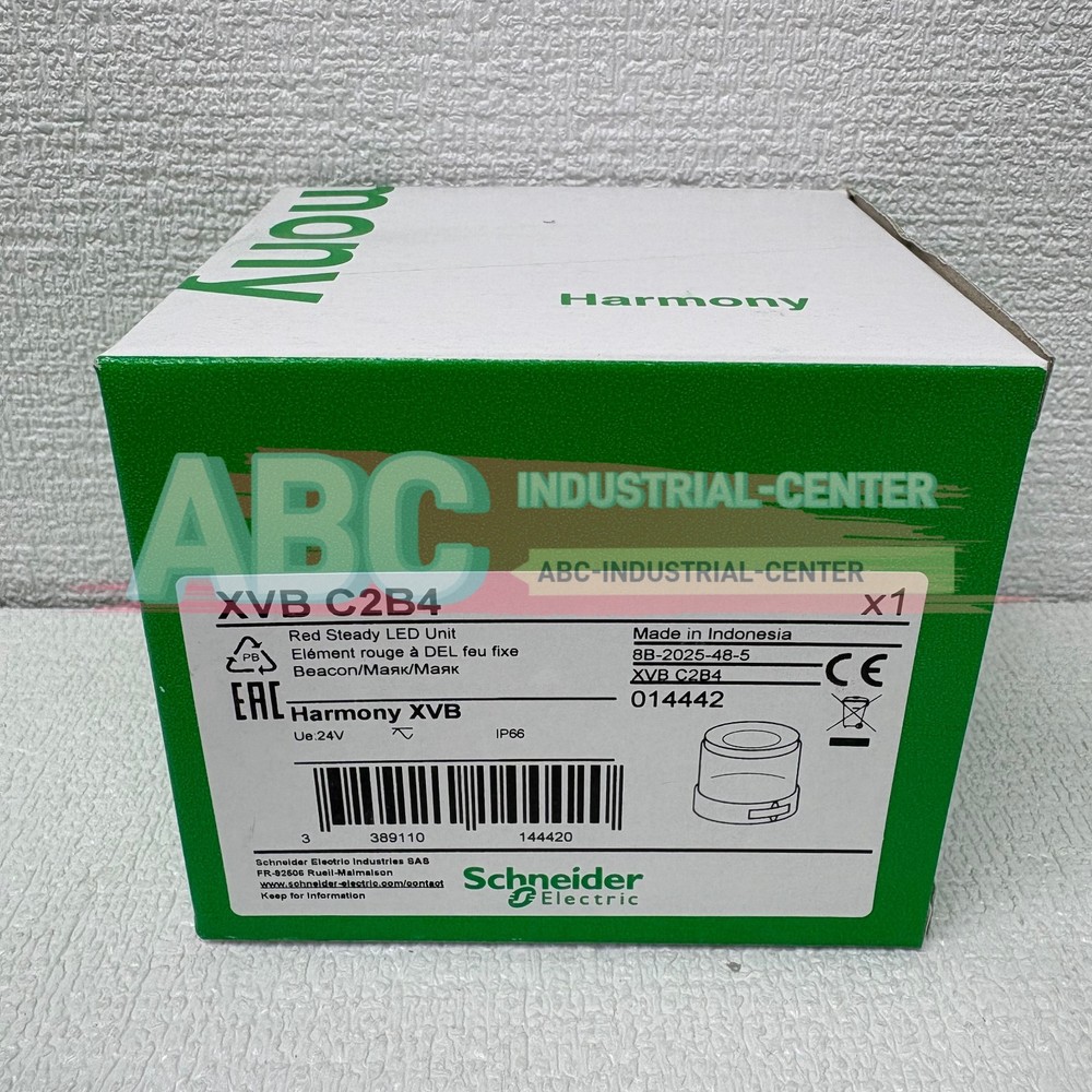 1PCS New Schneider XVB C2B4 Red warning light#