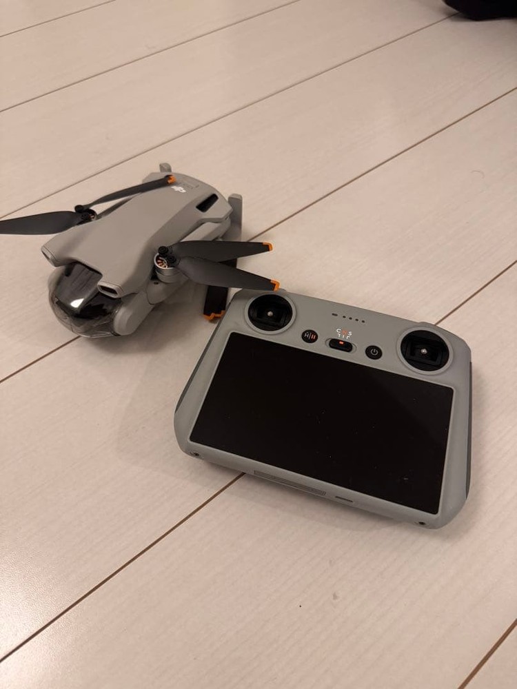 Dji Mini 3 Drone Gray With Remote Controller Compact Foldable Gps Camera Rc