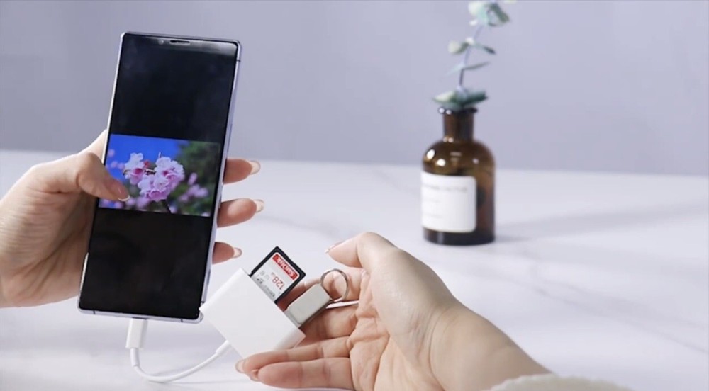 3 in 1 USB-C SD TF Card Reader Camera Adapter For Android Phones, Cameras