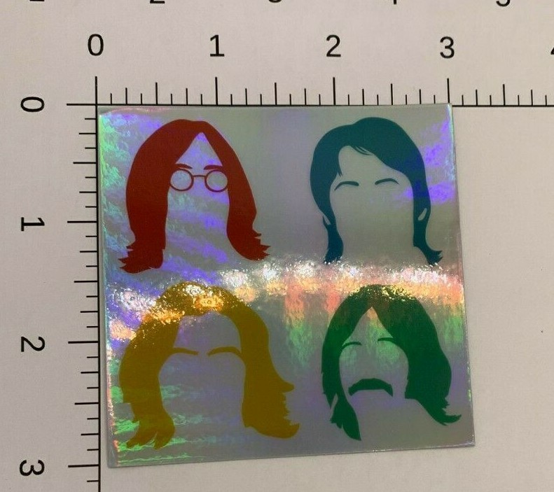 The Beatles waterproof sticker