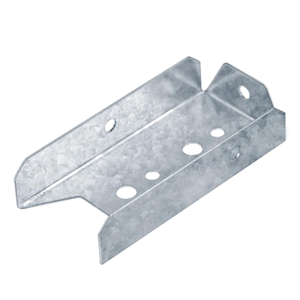 20 Pack Galvanized Fence Rail Bracket for 2x4 Wood Post,Silver