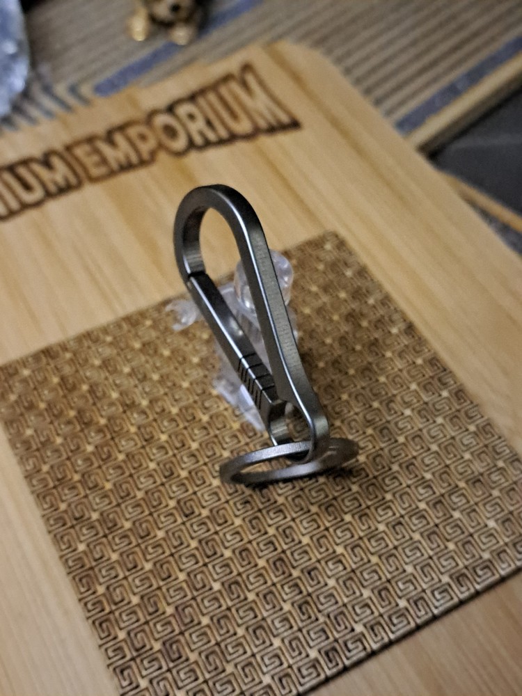 EDC Titanium Carabiner Keychain
