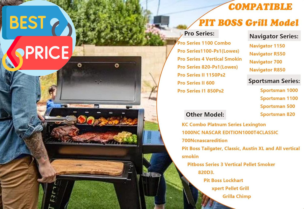Replacement RTD Temperature Probe Sensor, Suitable for Pit Boss Pellet Grill PB1