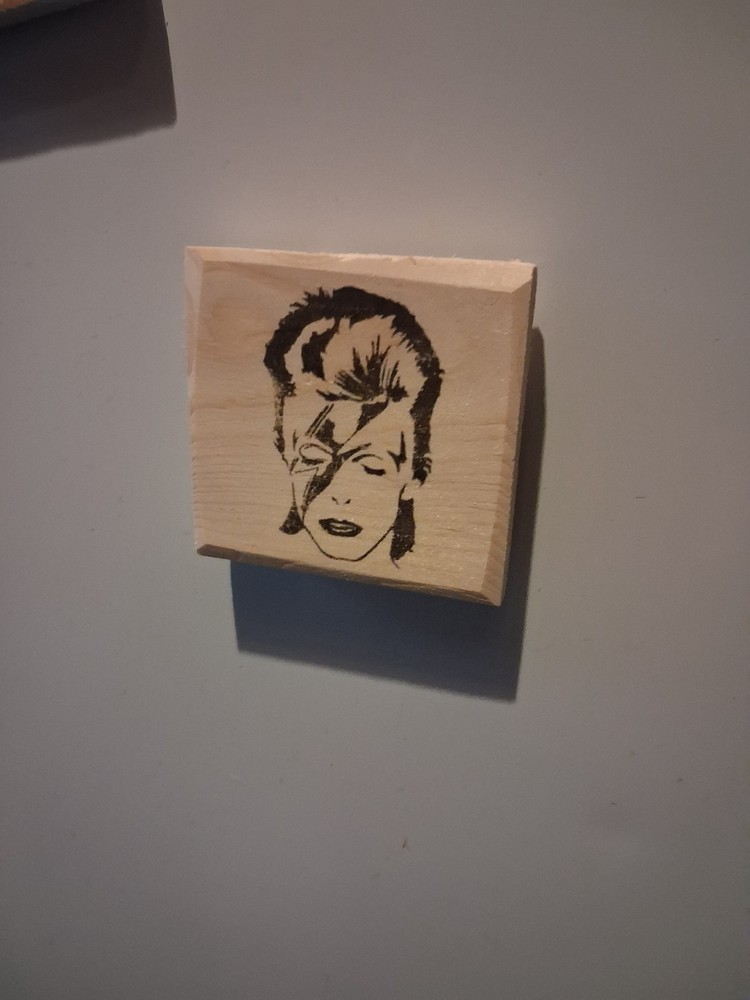 david bowie fridge magnet