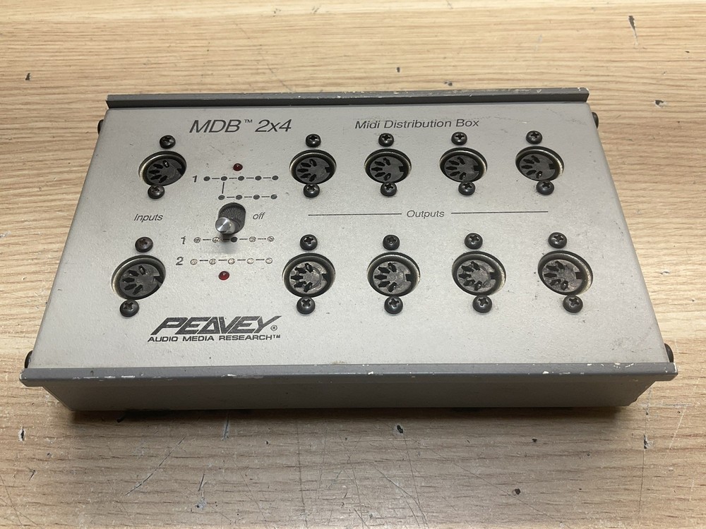 Peavey MDB 2X4 MIDI Distribution Box/untested/JUA2420