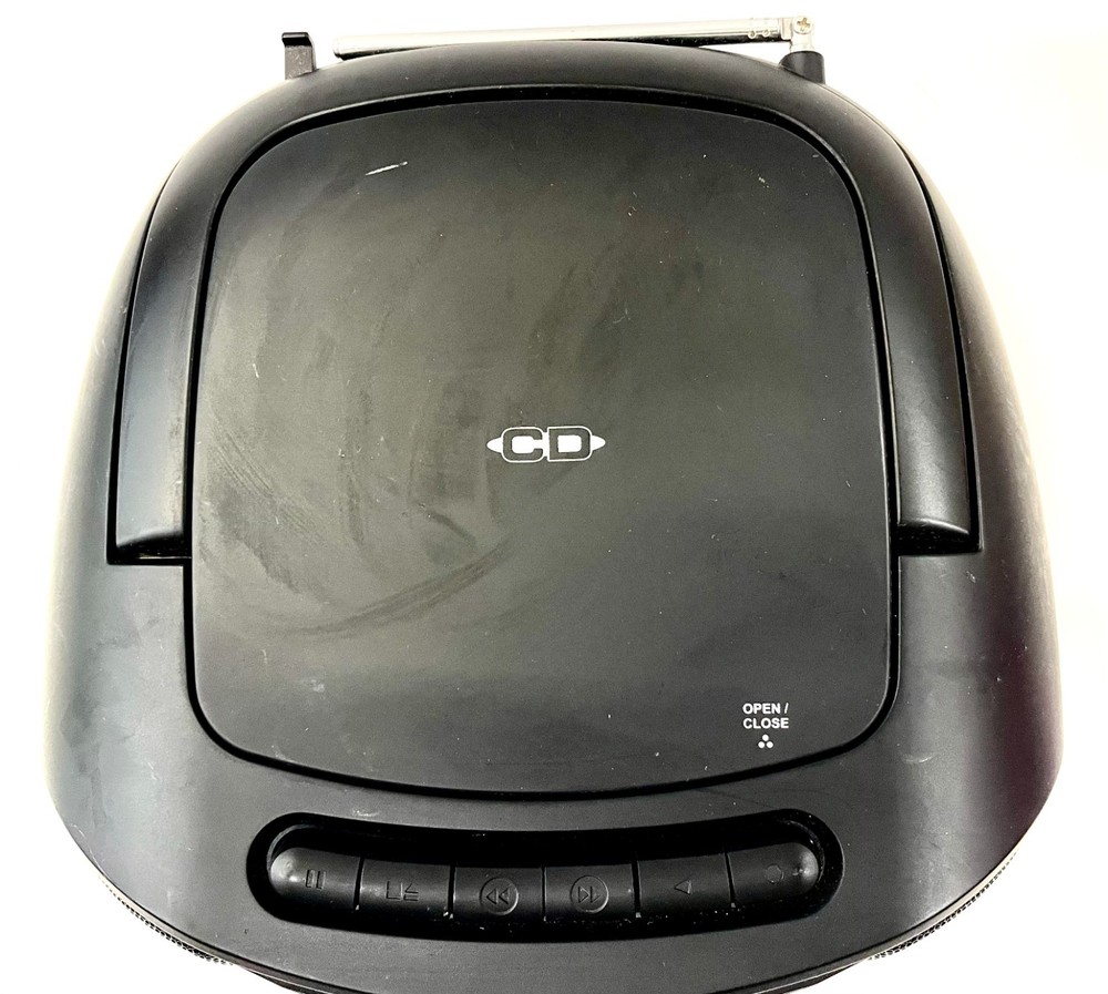 Jensen CD - 545 BLACK Portable handle FM Stereo CD Player