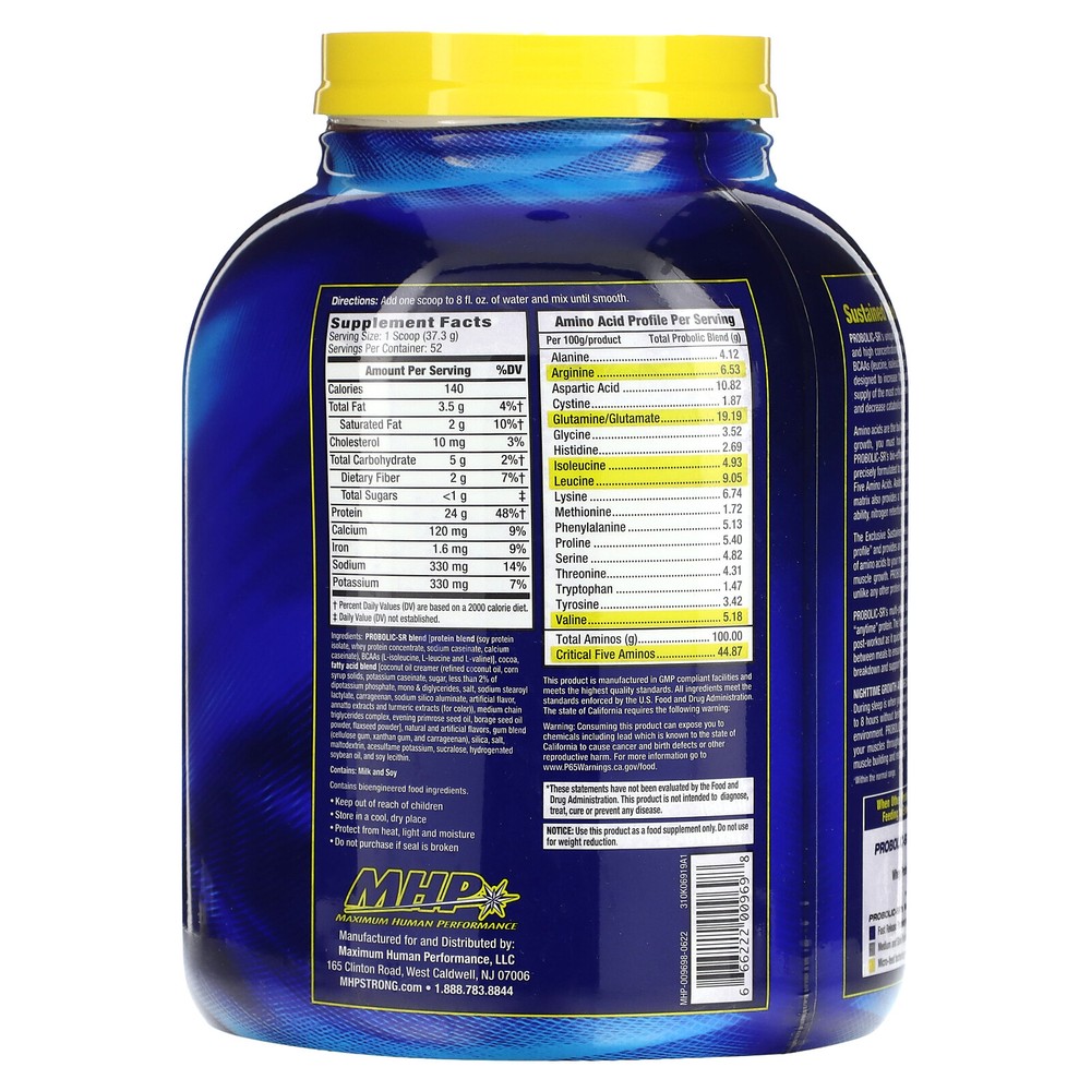 Probolic-SR, Chocolate, 4.27 lbs (1,949 g)
