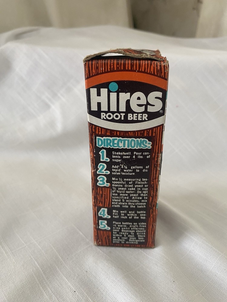 Hires Root Beer Extract With The Bottle And Instructions