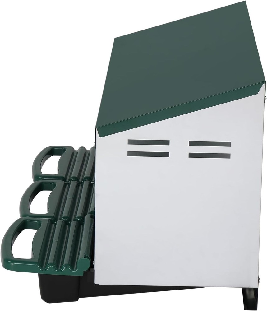 Chicken Nesting Box 3-Compartment Roll-Out w/ Plastic Baskets, Egg Nesting Boxes
