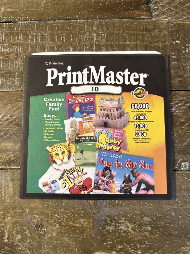 Print Master 10 PC Cd Rom