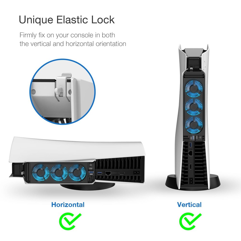 Quiet cooling fan for game console