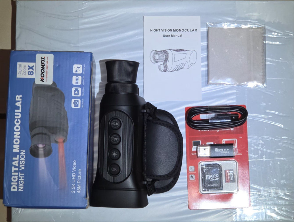 KOOMFIT Digital Night Vision Monocular 8x Zoom