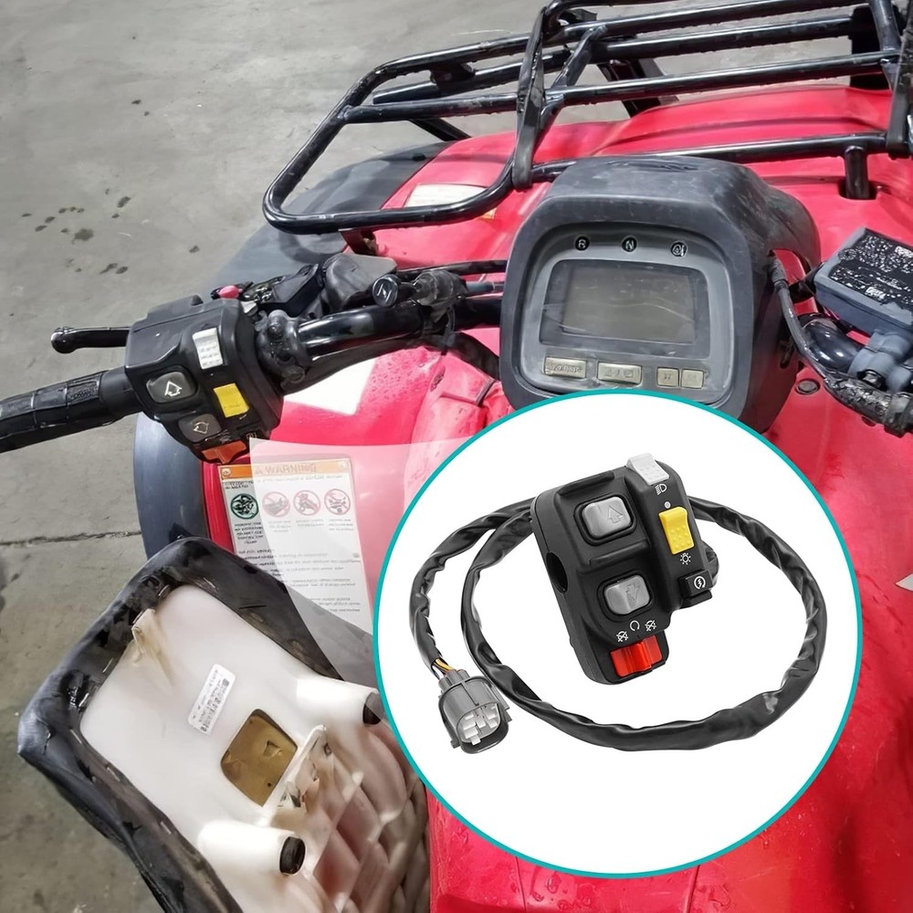 Compatible with Rancher 350 ES 2000-2005 Switch Handlebar Control Electric Shift