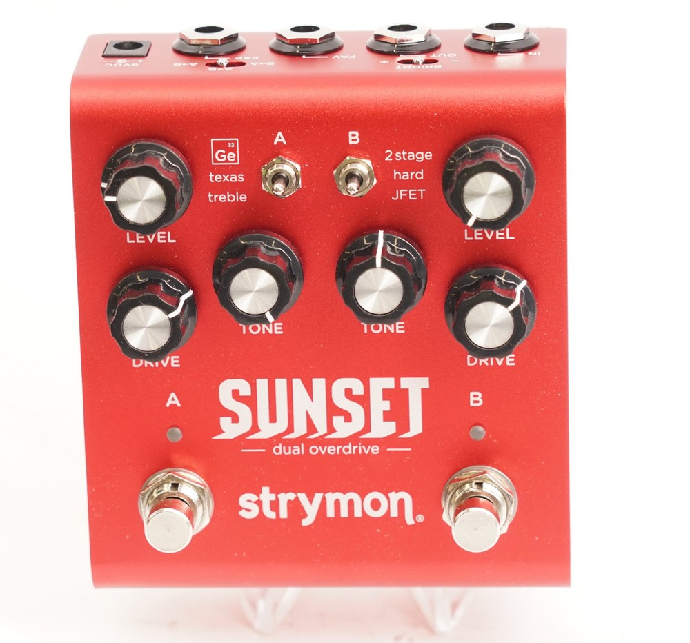 Sunset Dual Overdrive Pedal 6 Classic Analog with DSP Circuits