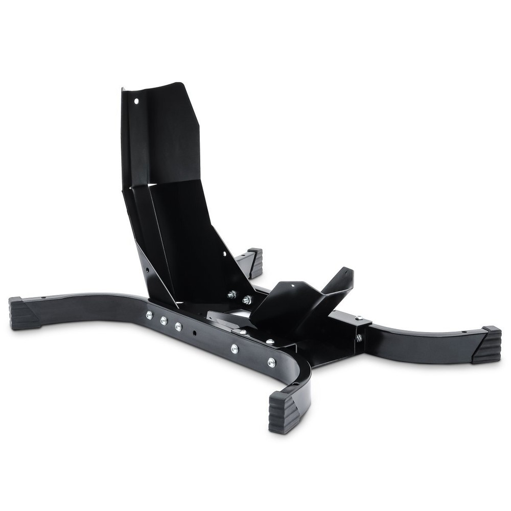 Motorcycle Paddock Stand Wheel Chock Set Constands Rear Front SRB Black