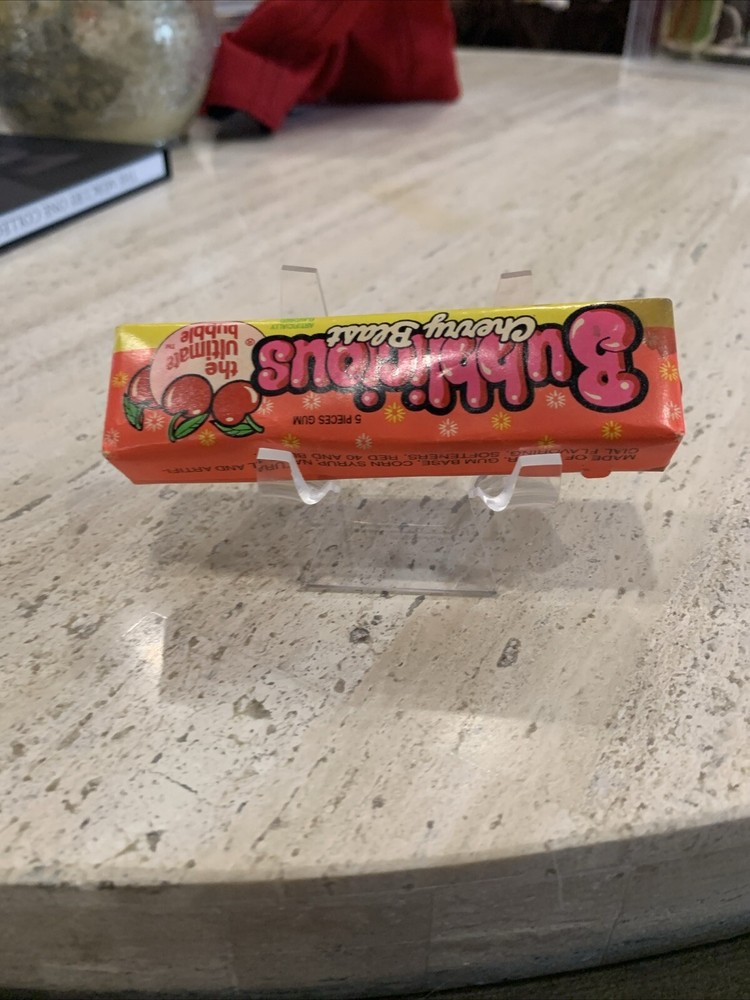 Vintage 1991 Bubblicious Cherry Blast Gum NOS