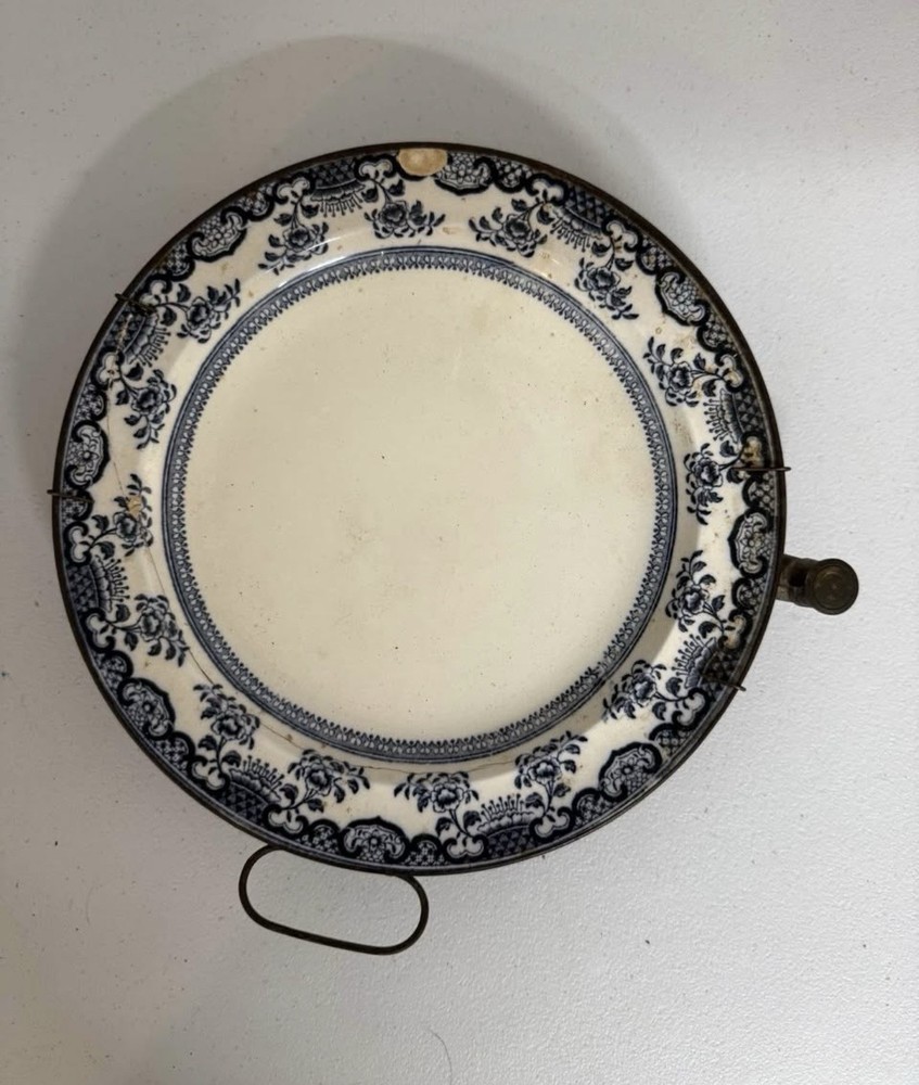 Antique Ceramic Warming Plate