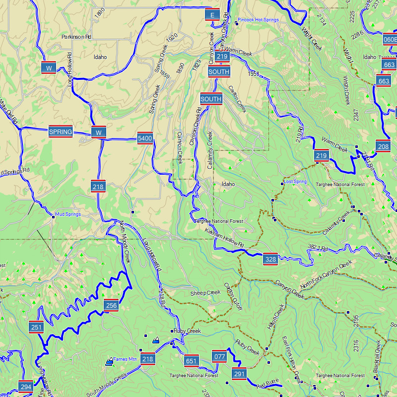 TrakMaps Snowmobile US West - Garmin GPS Map