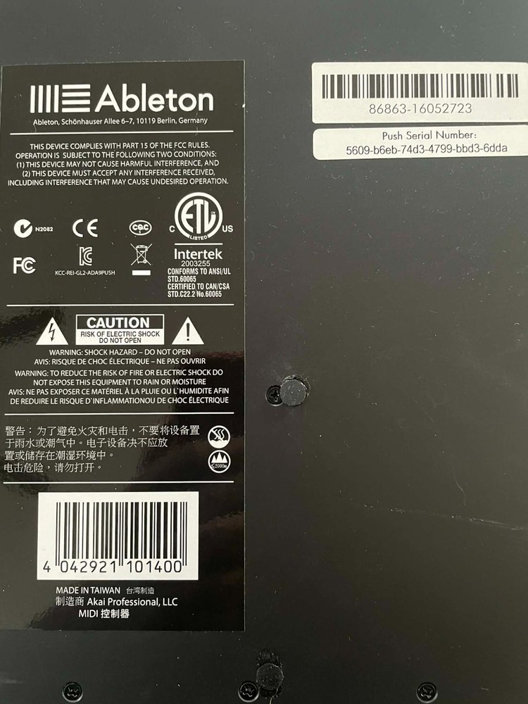 Ableton Push 1 Music Production Controller – Like New – Original Box