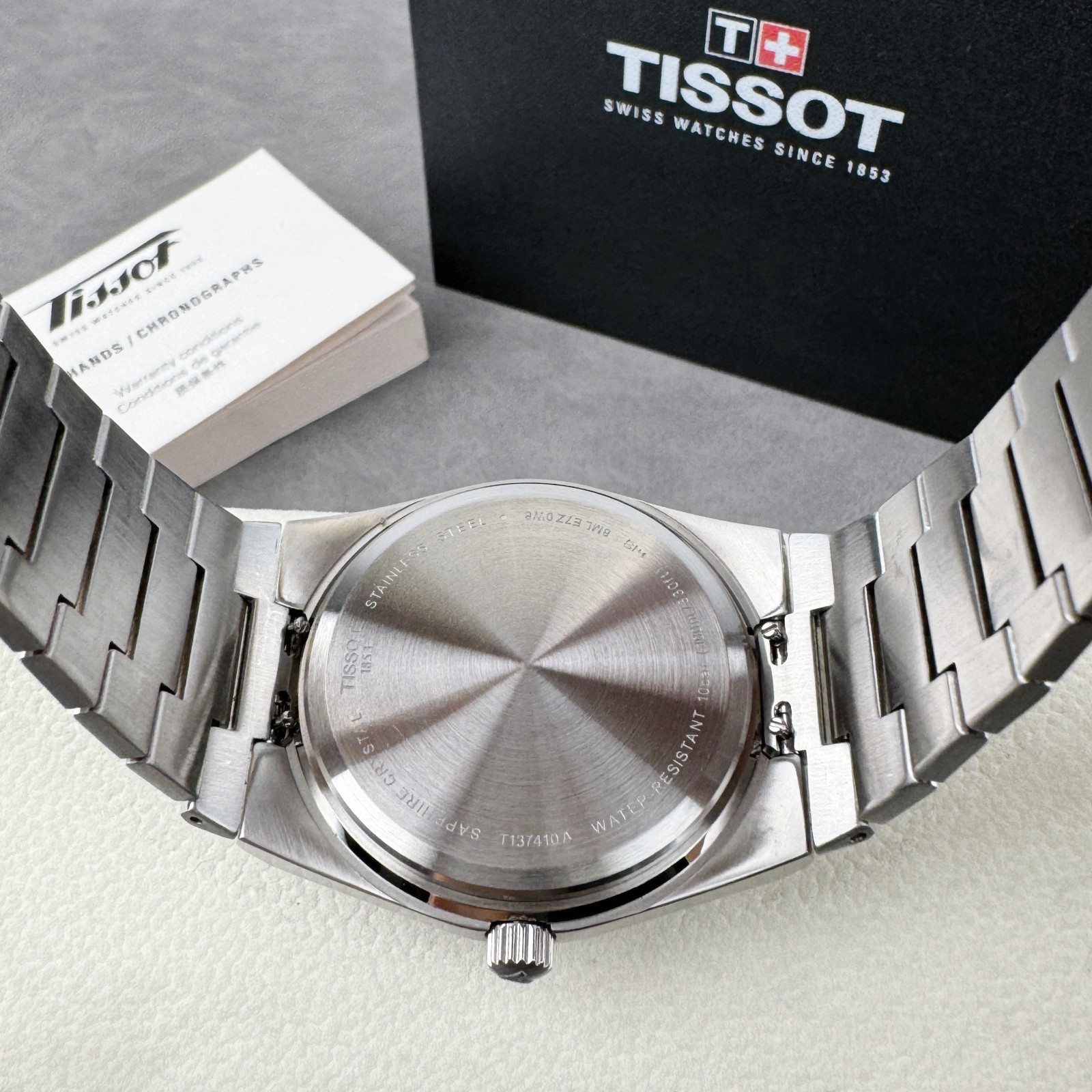 TISSOT PRX 40MM STAINLESS STEEL BLUE DIAL MEN'S WATCH T137.410.11.041.00