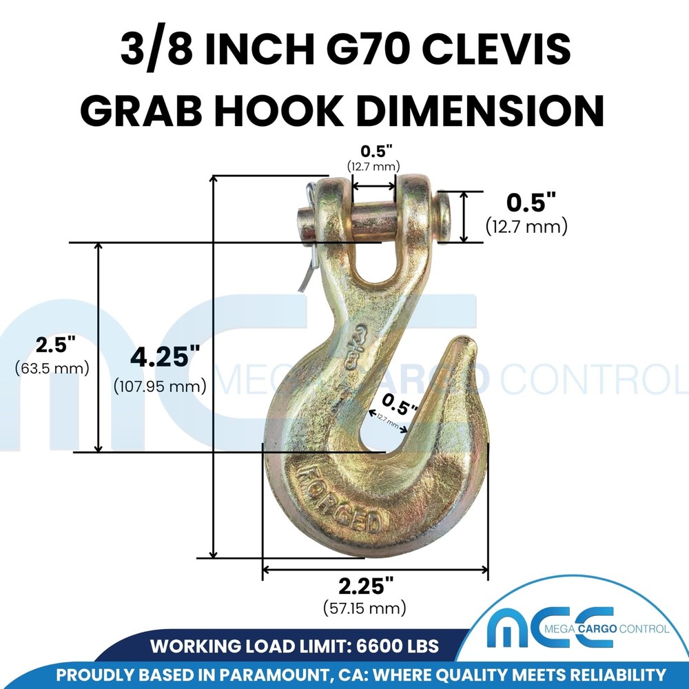 Mega Cargo Control 3/8", 2 - Pack