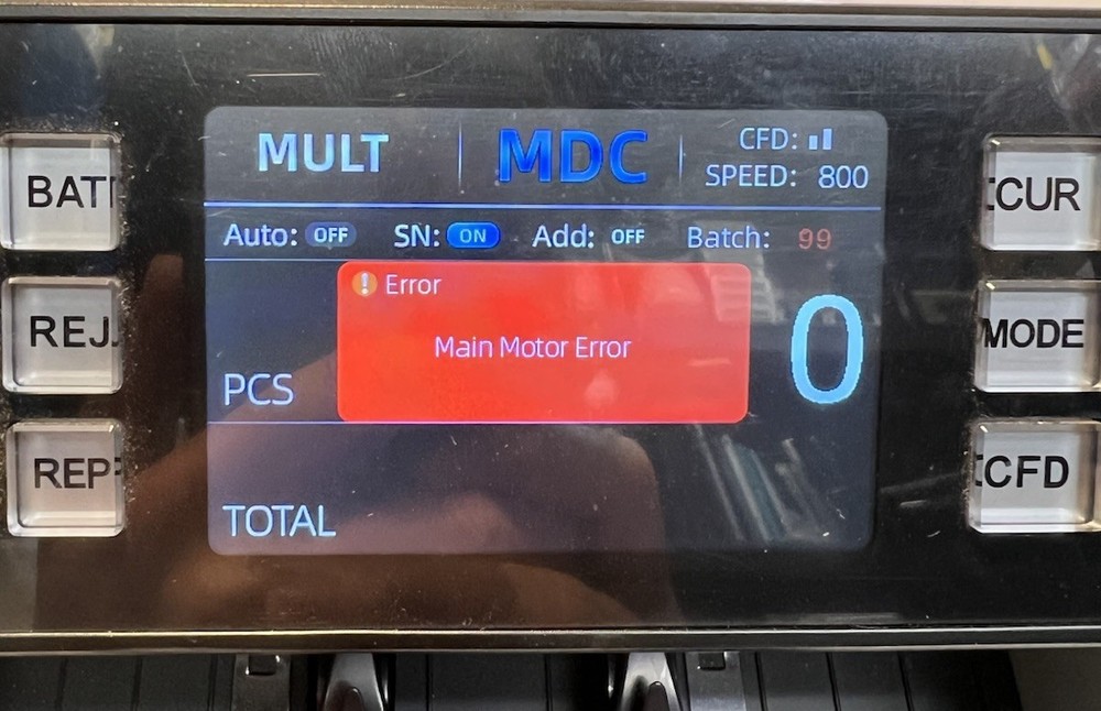 Counter Machine Mixed Denomination Value Counting UV/MG/IR/DD...