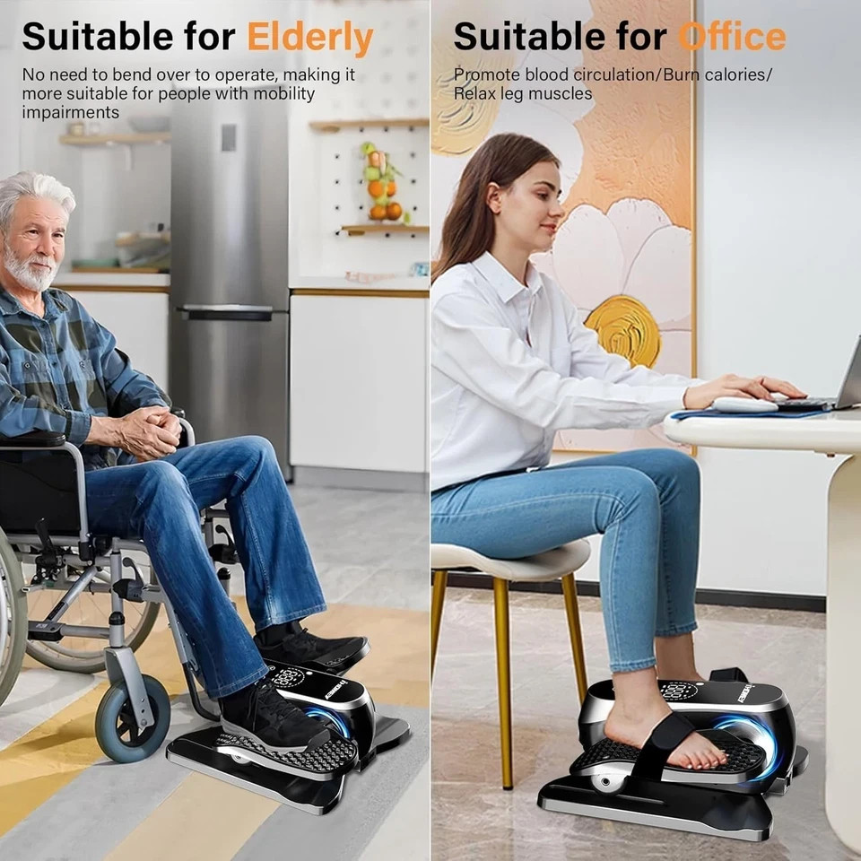 Ellipse Leg Exerciser as Seen on Tv Under Desk Elliptical Machine Seated Eclipse