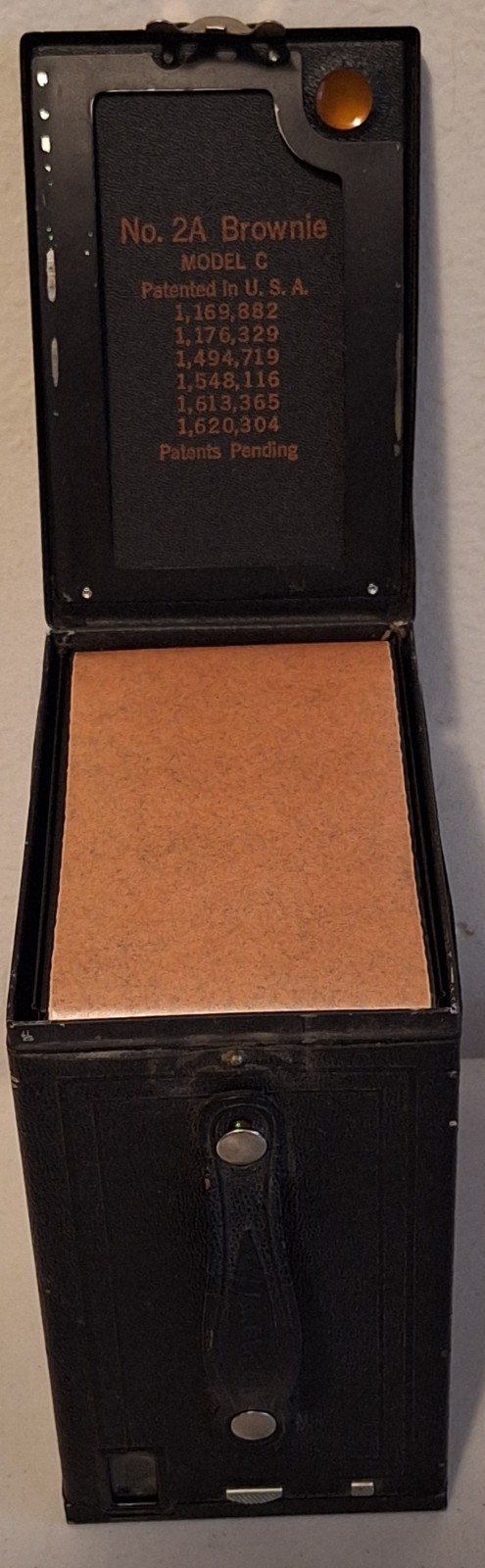 Vintage No. 2 Brownie Model Box Film Camera Eastman Kodak Antique - Untested