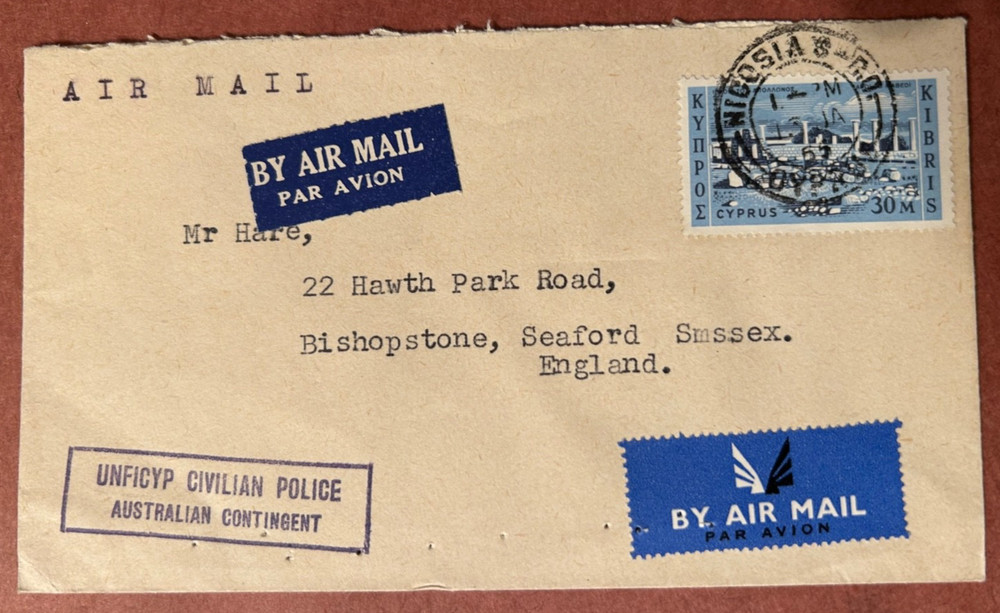 UN Emergency Forces Cover from UN Forces in Cyprus