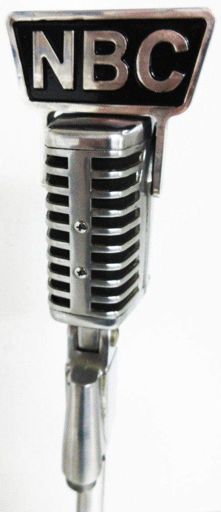 Midland Dynamic Table Microphone with "NBC" marque