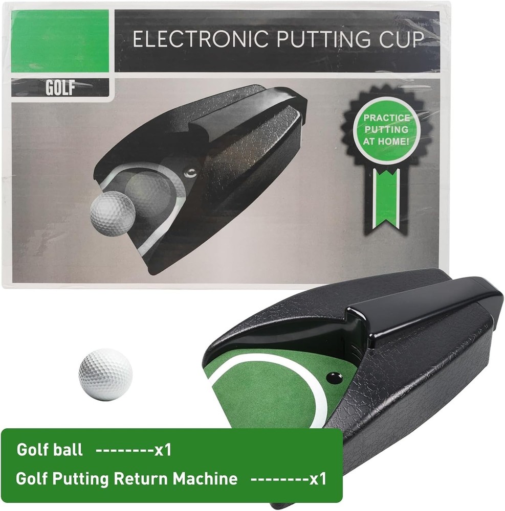 Golf Ball Return Putting Unit, Automatic Return Machine, Indoor Golf Putting ...