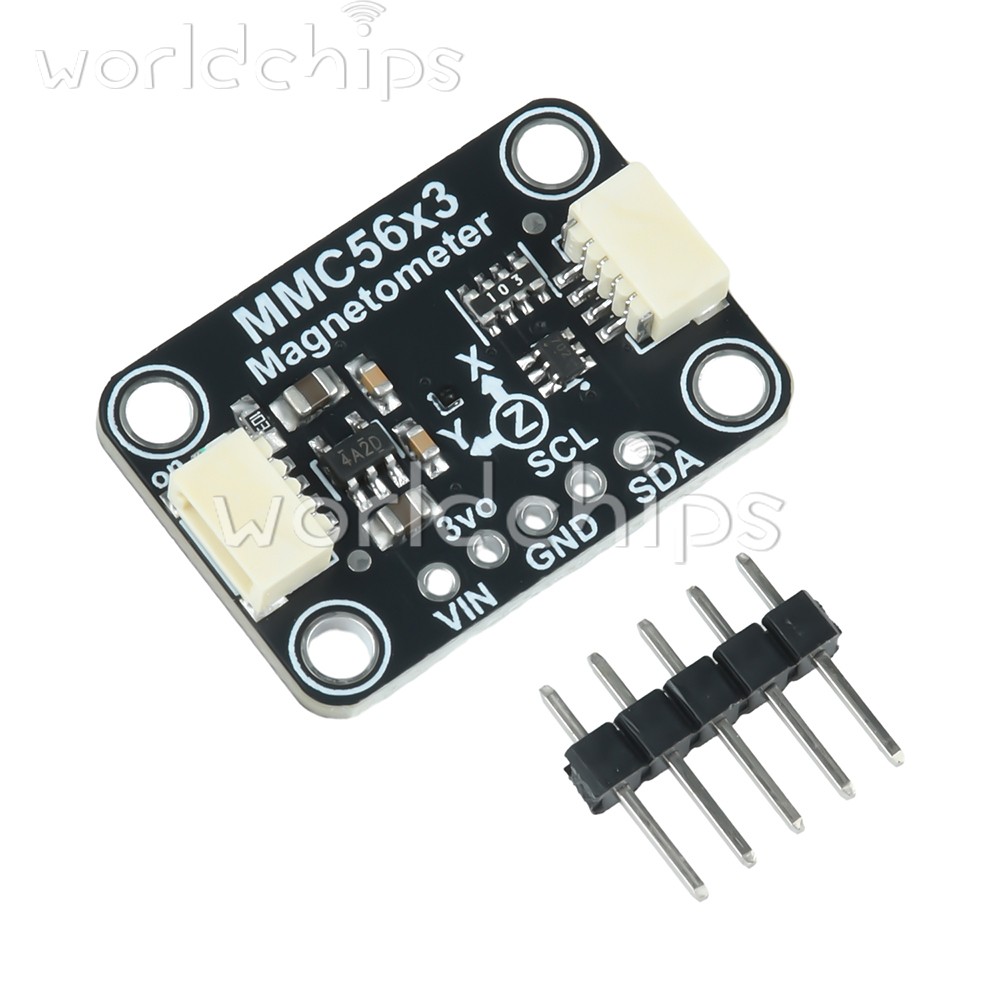 MMC5603 Three-axis Magnetometer Module Compatible with STEMMA QT/Qwiic interface