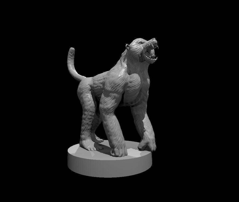 Baboon Mini - DND - Pathfinder - Dungeons & Dragons - RPG - Tabletop - mz4250- M