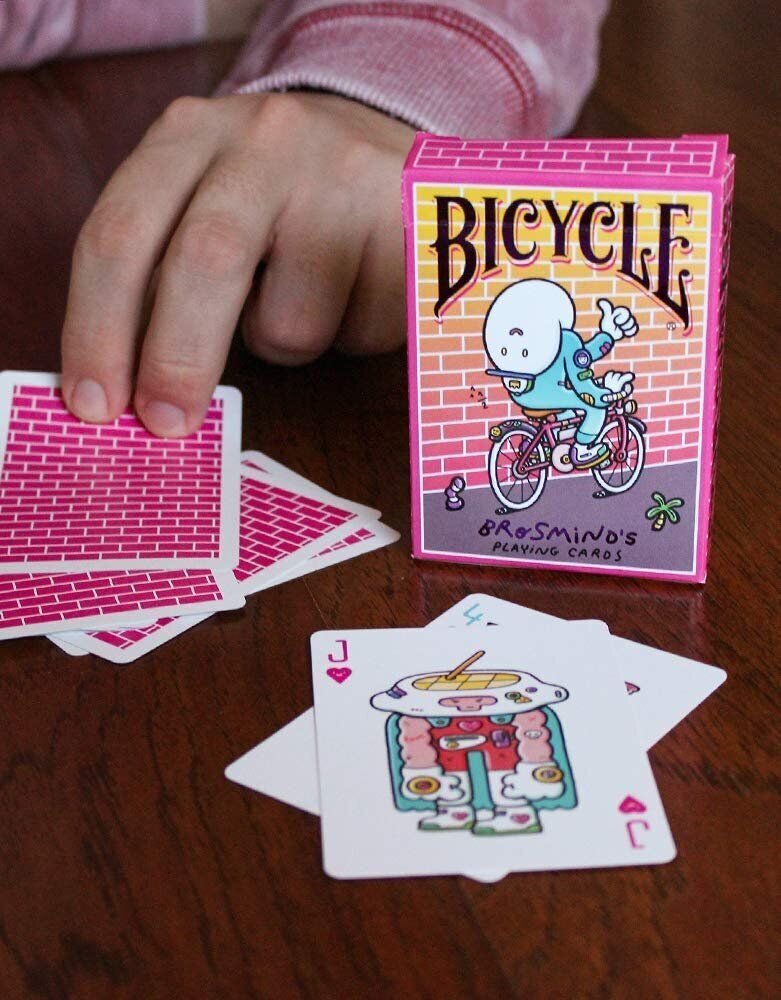 Bicycle Brosmind Four Gangs Playing Cards, Poker Size Custom Index