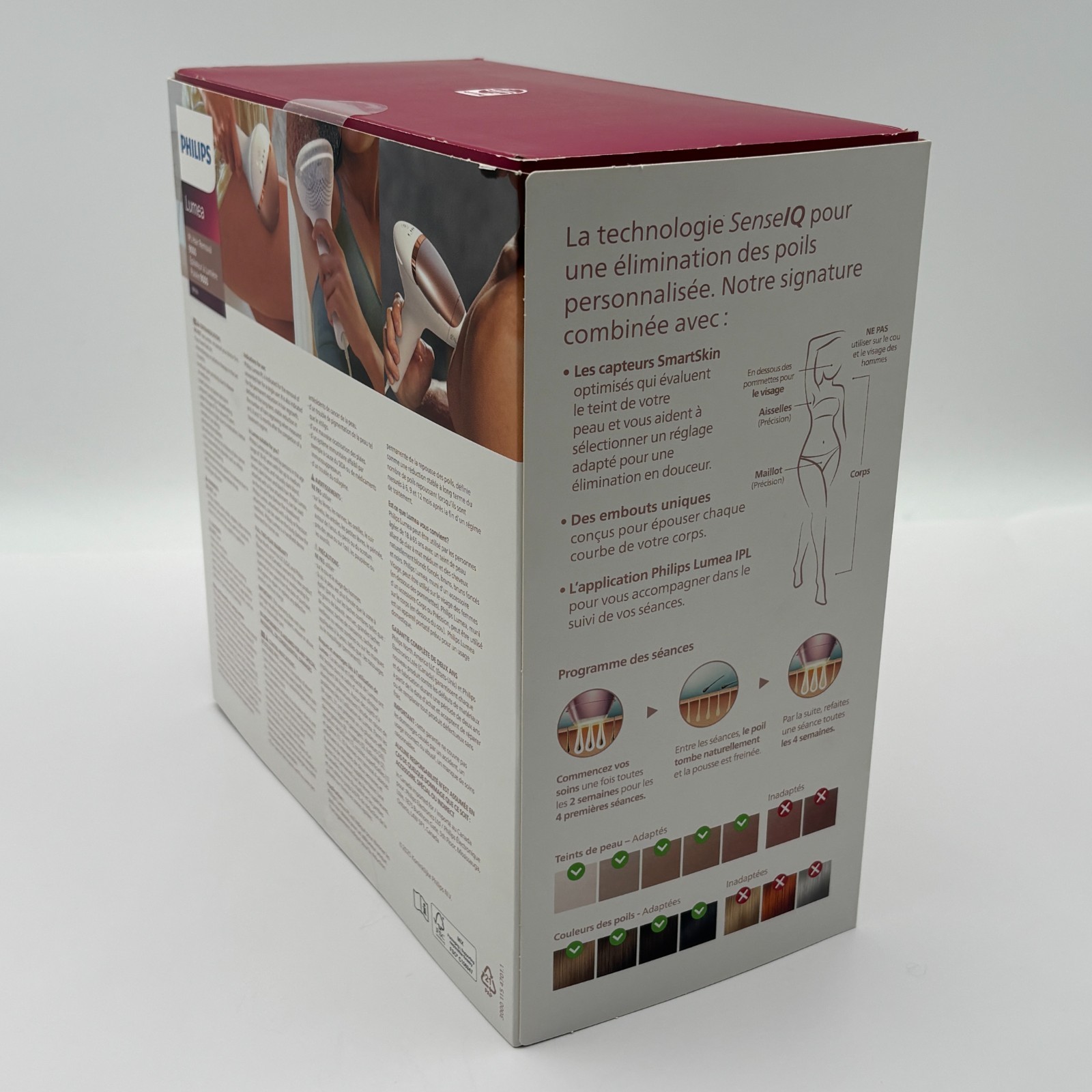 Philips Lumea 9000 Series IPL Hair Removal Device - Luxury Beauty Box BRI984 NEW