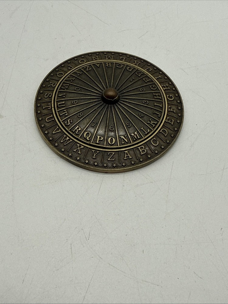 Retroworks Caesar Cipher Medallion Secret Decoder Original New
