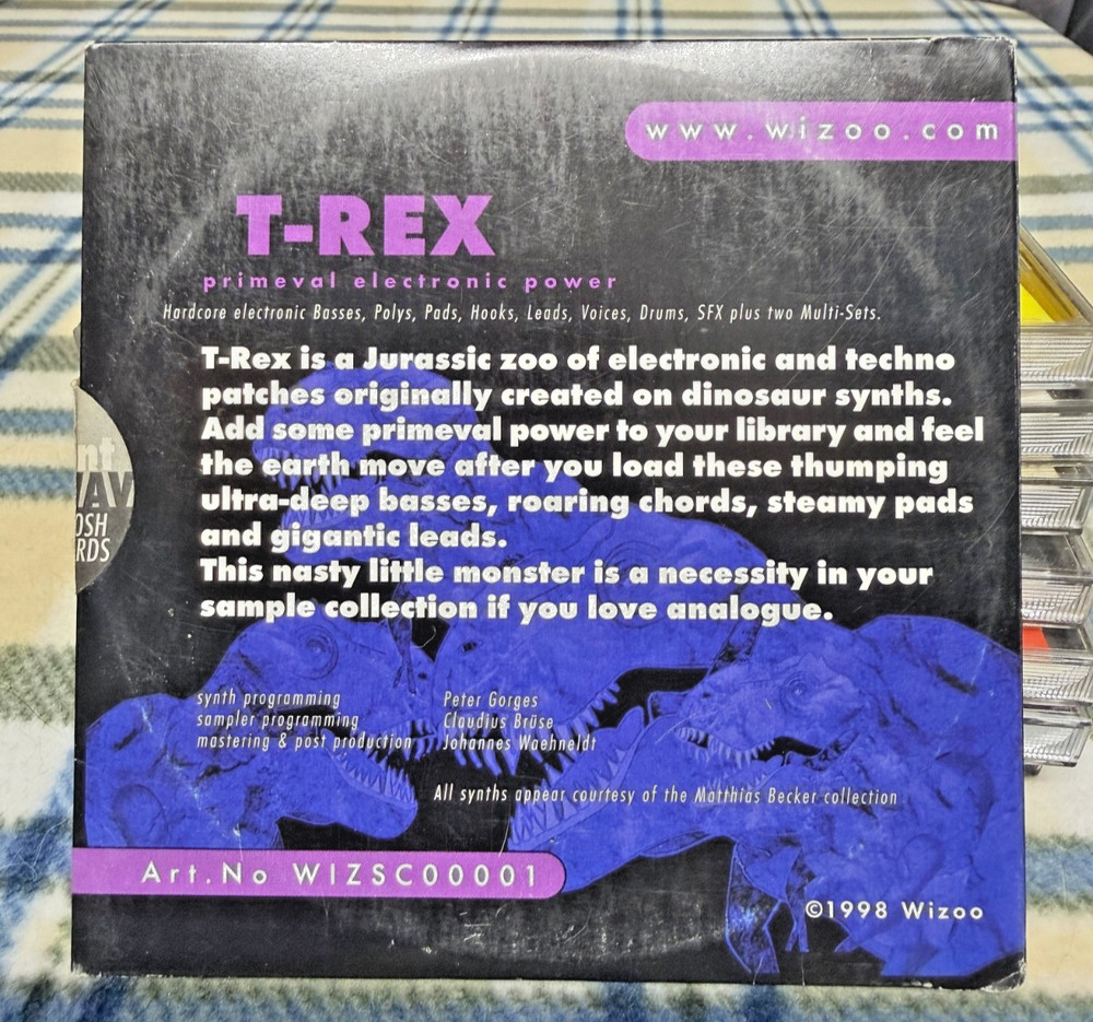 T-REX - Analog synth samples (AIFF)