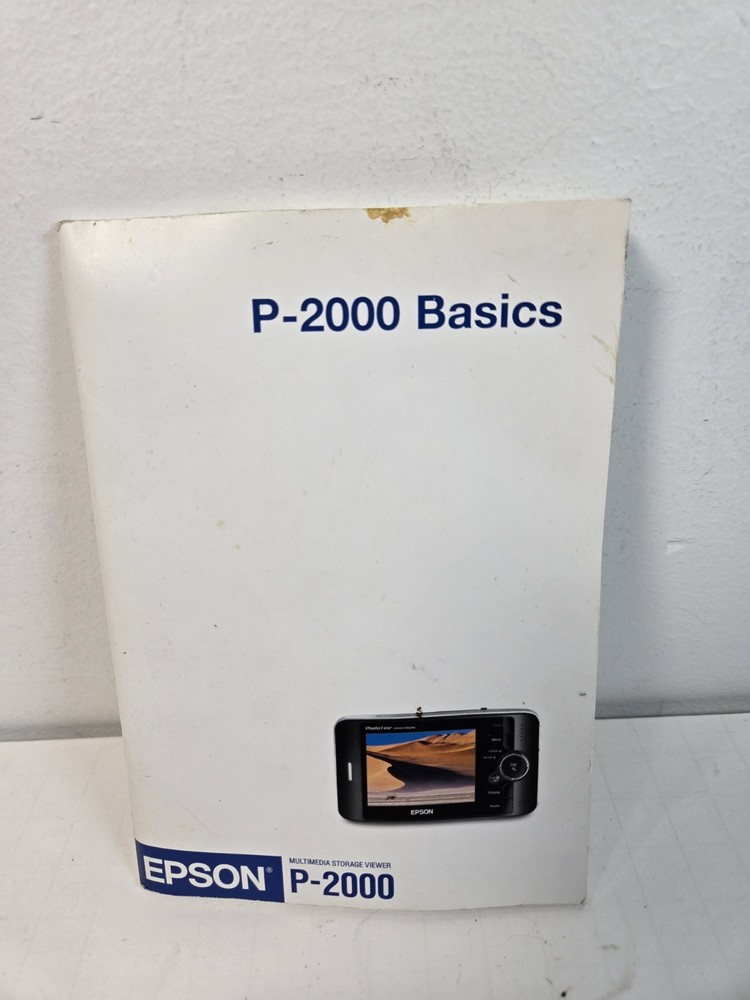 EPSON P-2000 Photo Fine Multimedia Storage Viewer UNTESTED
