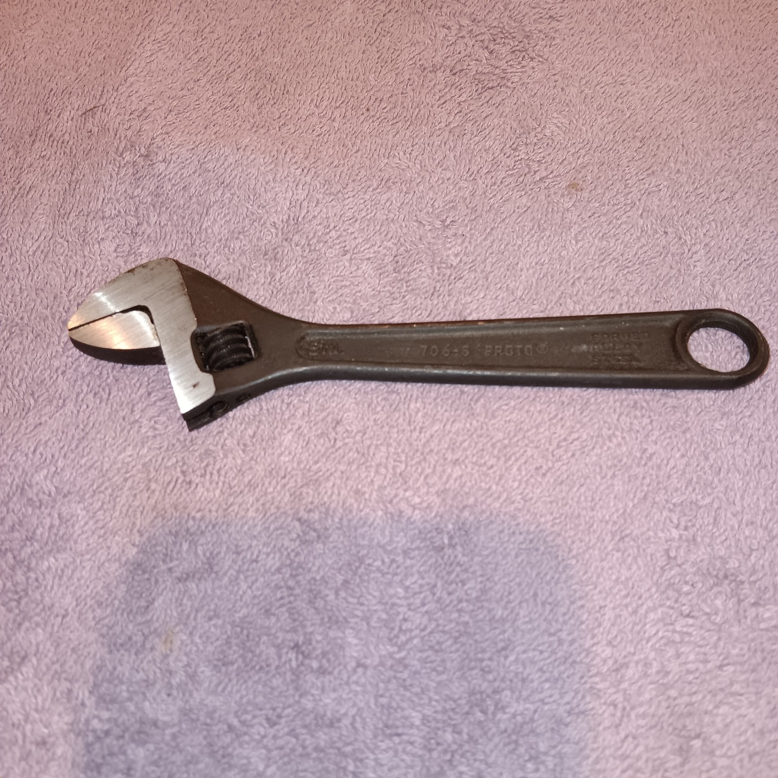 Proto USA 6” Adjustable Wrench 706-S Black Oxide