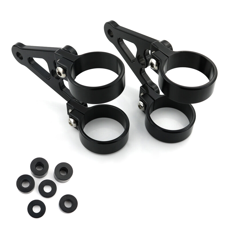 Headlight Mount Bracket Fork Head Lamp Holder Fit For 45mm Front Fork Tubes