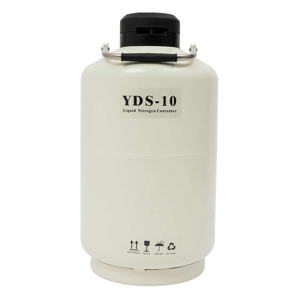 10L Liquid Nitrogen Container Liquid Nitrogen Tank Nitrogen Cryogenic Container