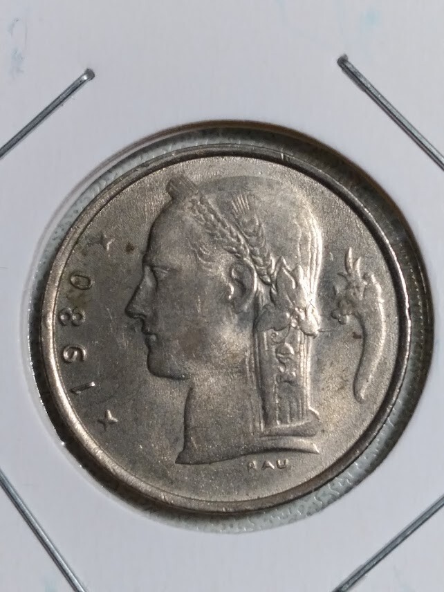 1980 Belgium 1 Franc