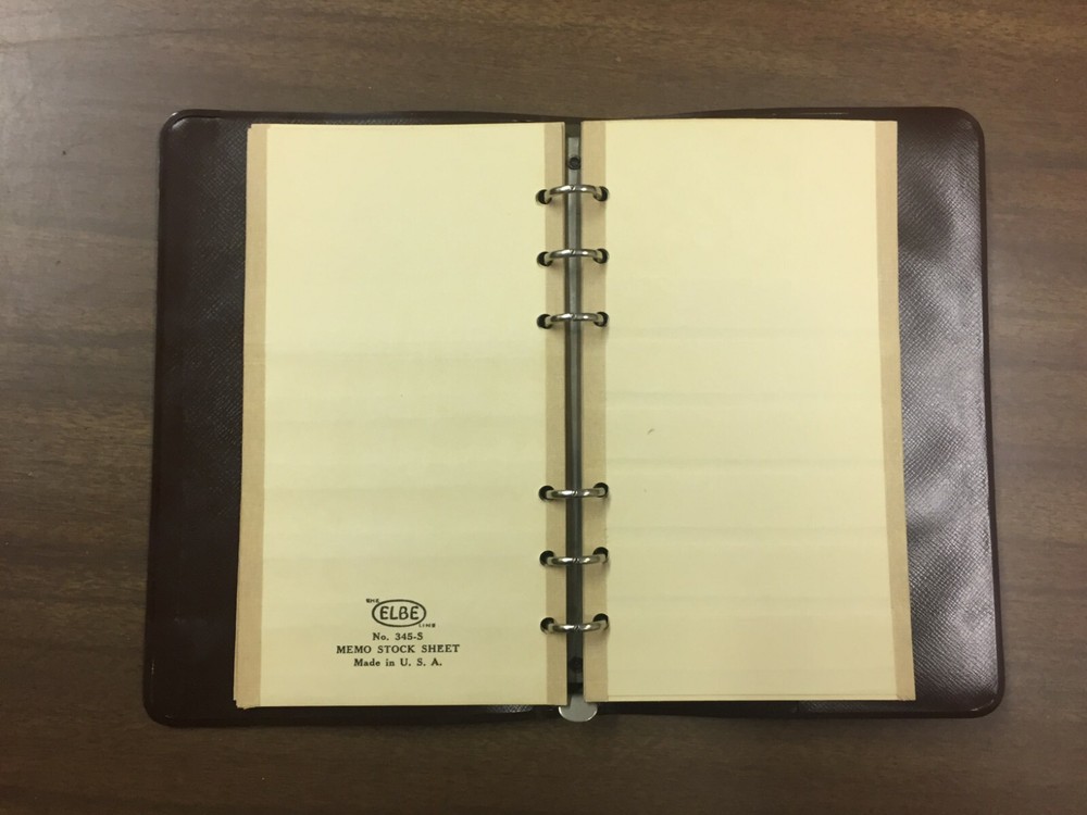 Wallet Type Stamp Stock Book. Elbe Brand