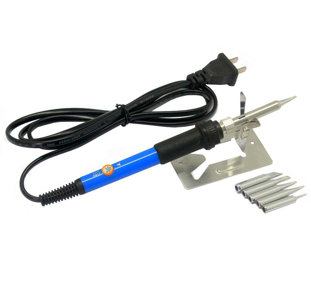 AideTek 60W 12-in-1 adjustable Welder Soldering Iron head Desolder Toolbox SPB2