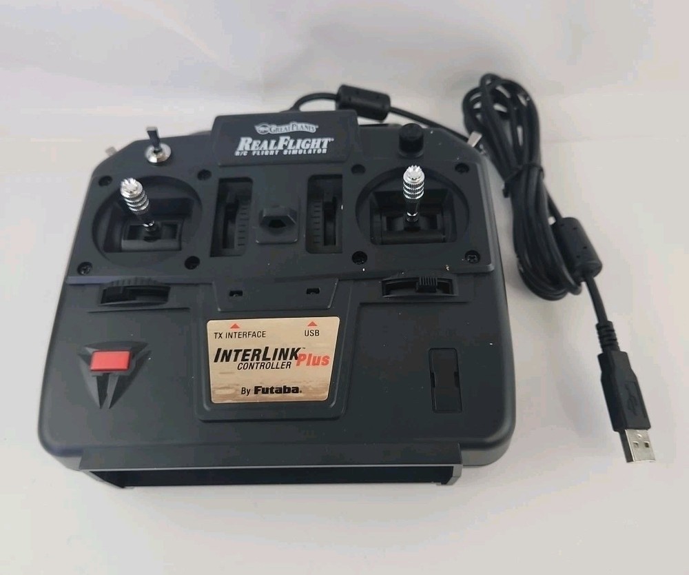 RealFlight R/C flight simulator G3 Interlink controller Plus by Futaba 3D +