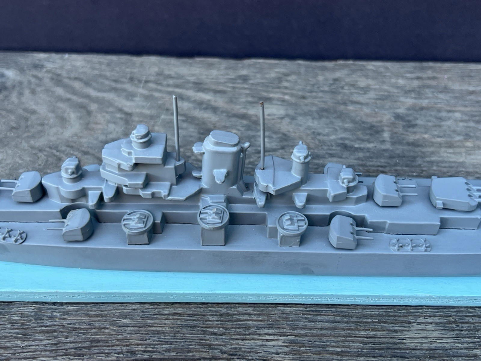 Vintage 1945 H.A. Framburg WW2 Recognition Model Fargo Class Cruiser U.S. CL
