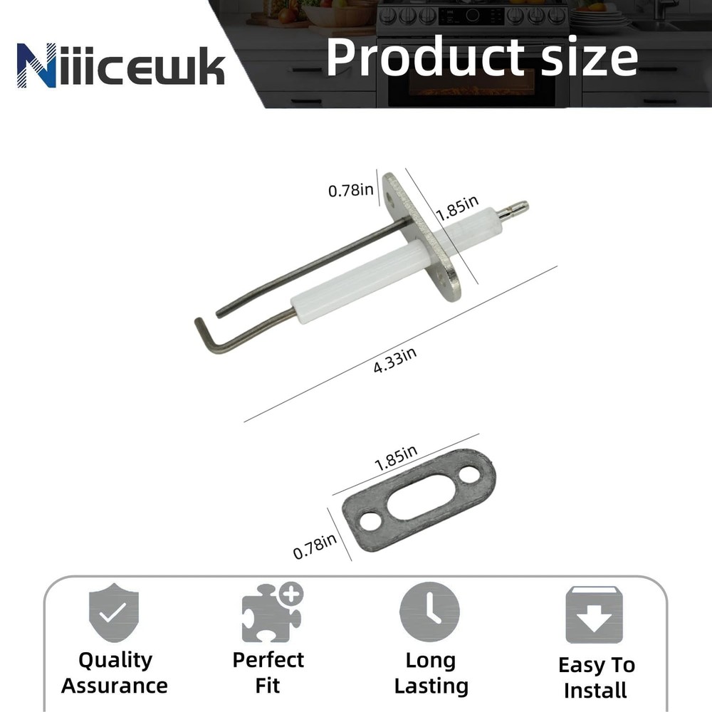 7828718 Ignitor Ionization Electrode Block and Graphite Gasket Compatible...