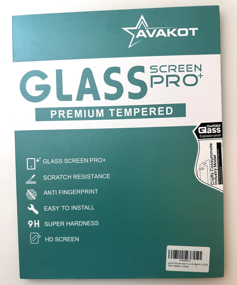 Avakot 2 PK Screen Protector for Ipad Pro 13 inch