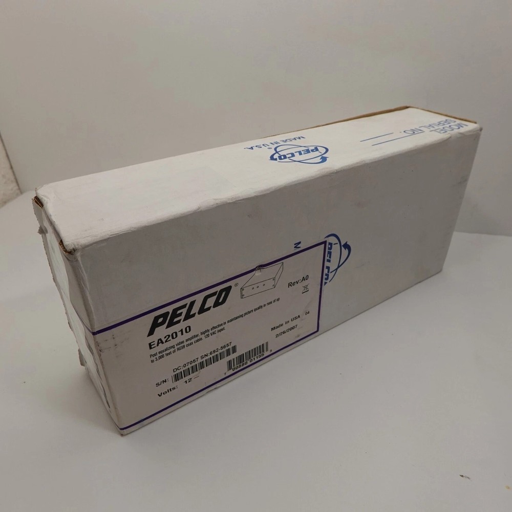 Pelco EA2010 Equalizing Amplifier EA2010/220, Replacement Part, NIB