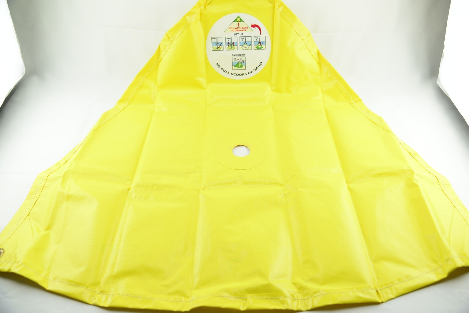 BeachBUB Ultra Beach Umbrella Base Yellow- Incomplete
